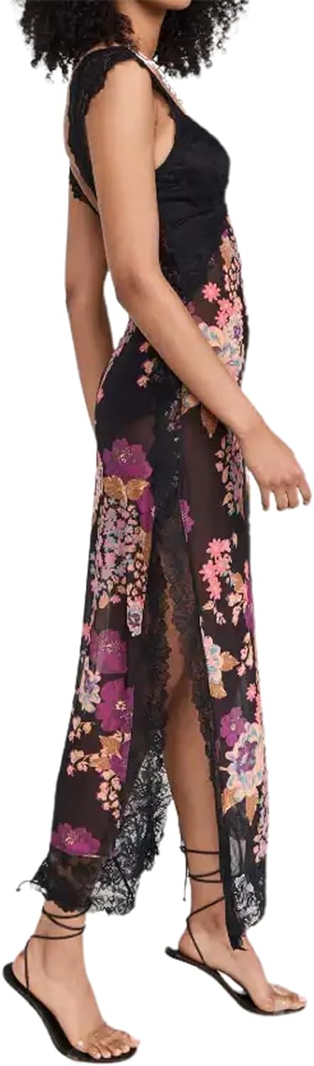 Floral Sleeveless Maxi Dress